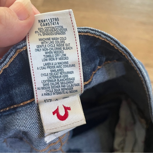 True Religion Shannon skinny fit jeans 30 - Picture 8 of 9